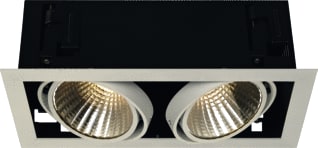 SLV - Kadux Plafond-/wandarmatuur double xl wit mat 3k