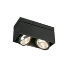 SLV - Kardamod Plafond-/wandarmatuur Sq Double Zw Gu10