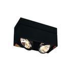 SLV - Plafond-/wandarmatuur kardamod sq doubl zw g53