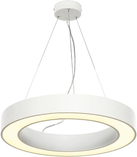 SLV - Medo Plafond-/wandarmatuur ring 60 wit 7xled 3k