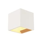 SLV - Plastra Plafond-/wandarmatuur Cube Wit 1Xg9