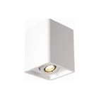 SLV - Plafond-/wandarmatuur plastra box 1 wit 1xgu10