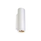 SLV - Plastra Plafond-/wandarmatuur Tube Wit 2Xgu10
