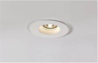 SLV - Plastra Plafond-/wandarmatuur Rond Wit 1Xgu10