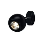 SLV - Plafond-/wandarmatuur light eye 1 zwart/chr gu10