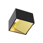 SLV - Logs Plafond-/wandarmatuur In Zwart/Goud Led 3K