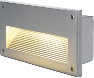 SLV - Brick Plafond-/wandarmatuur Downunder E14 Zilv