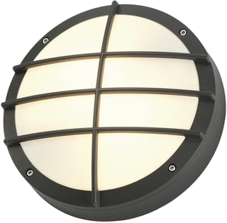 SLV - Bulan Plafond-/wandarmatuur Grid Antraciet 2Xe27
