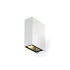 SLV - Quad Plafond-/wandarmatuur 2 wit 2xled 3000k