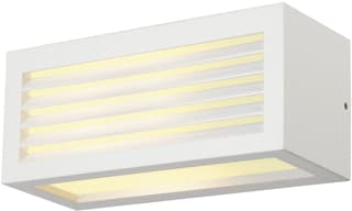 SLV - Box Plafond-/wandarmatuur Box-L E27 Wit 1Xe27