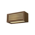 SLV - Box Plafond-/wandarmatuur Box-L E27 Roest Kleur E27