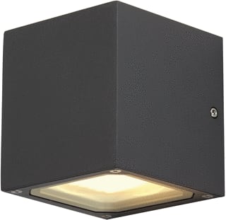SLV - Sitra Plafond-/wandarmatuur Cube Antr 2Xgx53