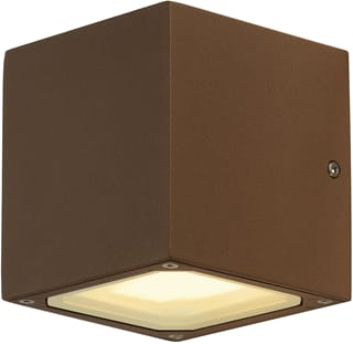 SLV - Sitra Plafond-/wandarmatuur Cube Roest Kl Gx53