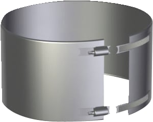 Metaloterm - AT Spanring rond luchtkanaal Afdekb Atab 300Mm