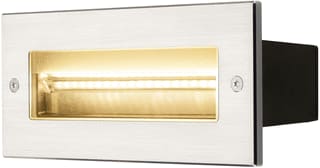SLV - Brick Plafond-/wandarmatuur Rvs 3K Asymmetrisch