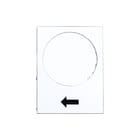Schneider Electric - Harmony XAC Tekstschild vr drukknop/signaallamp Etiket Pijl Zb2By4901 Op