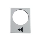 Schneider Electric - Harmony XAC Tekstschild vr drukknop/signaallamp Etiket Pijl Zb2By4903 Op