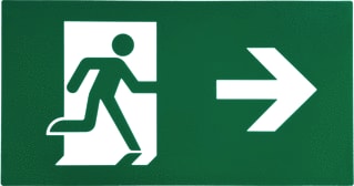 Megaman - TEMPUS Pictogram noodverlichting Pict.Rechts 10476
