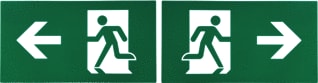 Megaman - TEMPUS Pictogram noodverlichting Picto.L+R 10487/88