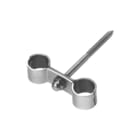 Walraven - BIS Duplo 350 Dubbele pijpbeugel Muurb.Dubb.15Mm M8X90.350