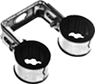 Walraven - BIS Duplo Dubbele pijpbeugel Duplo 15Mm M.Zw.Rubber321