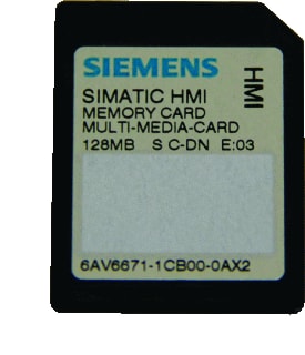 Siemens - PLC geheugenkaart refur-cf card 128 mb