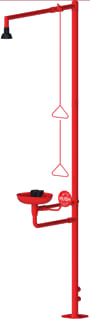 BROEN-LAB - Nood-oogdouchecombinatie Freestandng Long Standout