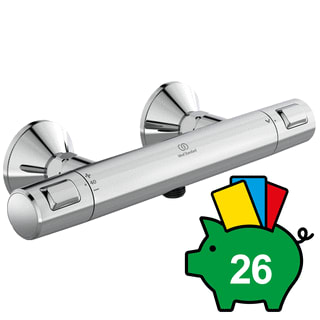 Ideal Standard - Ceratherm T25 Douchemengkraan (opbouw) Cerath Dchthermo 15 Chr