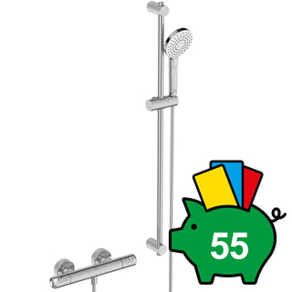 Ideal Standard - Ceratherm T50 Douchemengkraan (opbouw) Evo Ideal Rain