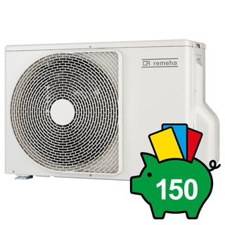 Remeha - Elga Ace Warmtepomp (lucht/water) split uitv Awhpt 4 Kw