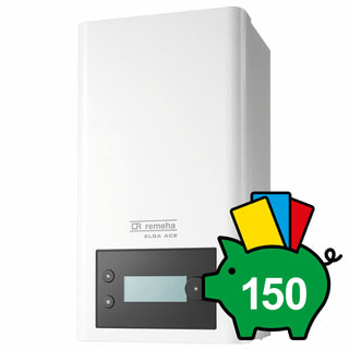 Remeha - Elga Ace Warmtepomp (lucht/water) split uitv H 4 Kw