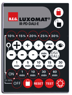 BEG - Luxomat IR-AFST Toebeh./onderdelen bewegingssensor Ir Afstandsbed Pd-Dali-E