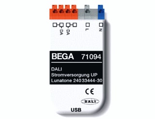 BEGA - Elektr. toebeh. v verlichtingsarm. Dali-Stroomziening 71094