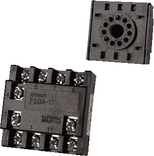 Omron - SOCKETS P3G Relaisvoet Rel.Voet P3G-A11 11Pins