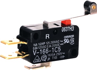 Omron - SWITCHES SMALL V Eindschakelaar Microsch V16-61C5(R)
