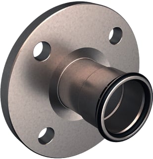 Geberit - Mapress CuNiFe Fitting met 2 aansluitingen Mapr Fit2 Vaste Fl Pn10/16 54