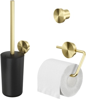 Geesa - Opal Brushed gold Set sanitaire accessoires opal acc.set gou gebrst