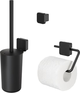 Geesa - Topaz Black Set sanitaire accessoires topaz acc.set zwr