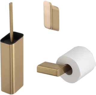 Geesa - Shift brushed gold Set sanitaire accessoires shift acc.set gou gebrst