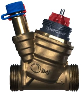 TA - Drukgecompenseerde regelafsluiter Nano Plus Dn20 Hf, Bu/Bu