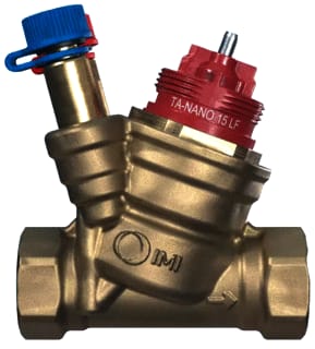 TA - Drukgecompenseerde regelafsluiter nano plus dn15 lf, bi/bi