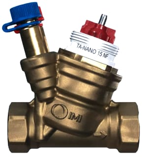TA - Drukgecompenseerde regelafsluiter nano plus dn15 nf, bi/bi