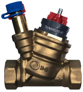 TA - Drukgecompenseerde regelafsluiter nano plus dn15 hf, bi/bi