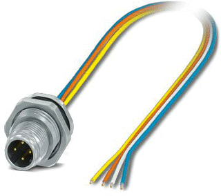 Phoenix Contact - Ronde connector, inbouw (met kabel) 1027691