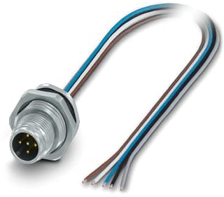 Phoenix Contact - Ronde connector, inbouw (met kabel) 1027697