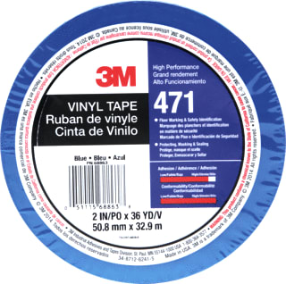 3M - 471F Zelfklevende tape Vinyltape 471 Bl 50Mmx33M