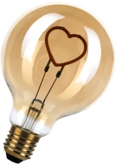 Bailey - LED-lamp Led Hart G95 E27 2W 920