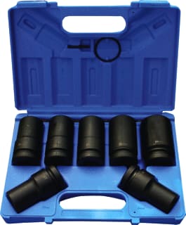 Action - Dopsleutel (set) Slagdoppnset Lang 1" 7Dlg
