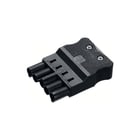 Adels - AC166 Conn. v insteekbare gebouwinstall. Gstf515 Stekker Vlak M Zw