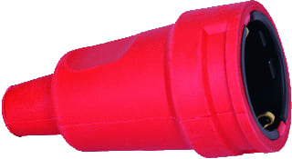 Kopp - Koppelcontactstop (geaard) Rubber-Kop Groot